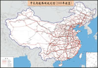 中国铁路规划图